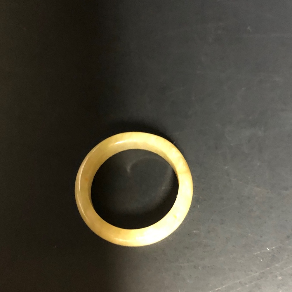 Yellow Jade ring